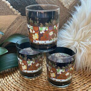 Vintage Mid-Century Modern Oleg Cassini Double Old Fashioned Barware